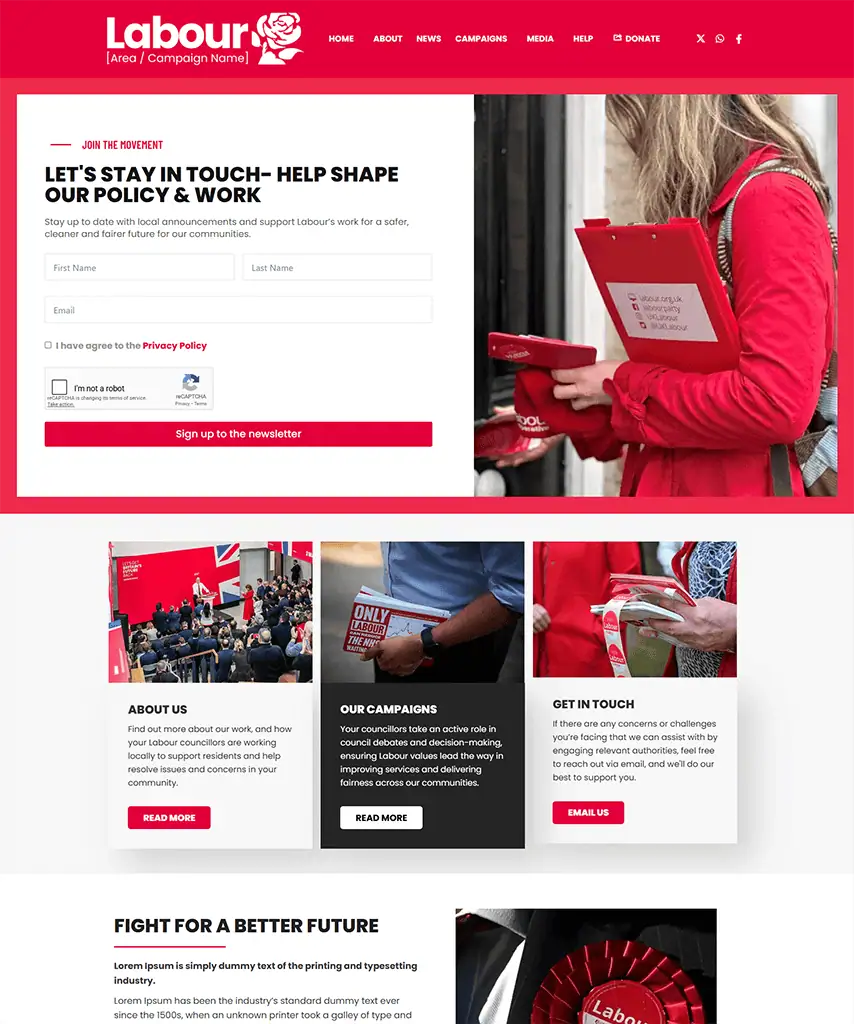 Homepage (Endorsers) ↗